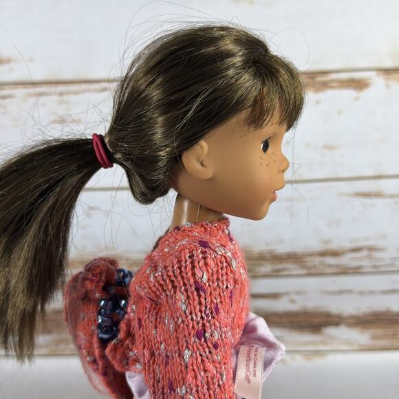 American Girl WellieWishers Ashlyn Doll w/ Larger AG Clothes Pre-owned - Picture 3 of 10